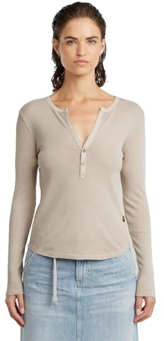 G-Star Damen Deep V-Neck Slim Top