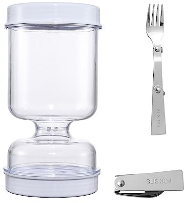 Bocal à cornichons secs et humides - Distributeur de cornichons - Pot à concombre pour séparateur de cuisine