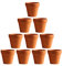 BESPORTBLE 10Pcs Mini Pots en Terre Cuite avec Trou De Drainage Argile 8 X 8 Cm pour Plantes Succulentes - Pots De Pépinière De Cactus en Poterie en Céramique d'argile
