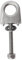 ISURE MARINE Single Shank Bow Eye for Tow Lines or Boat Trailer Winch Hook, 3 Shank, 1 Eye Diameter