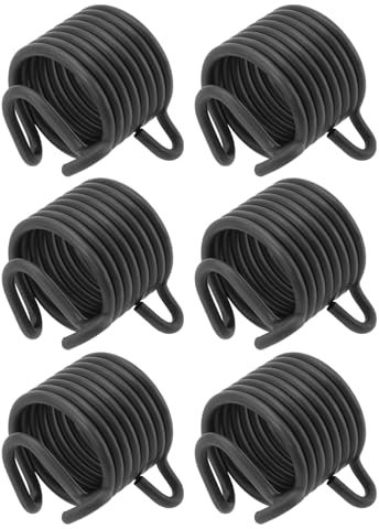 EMSea 6Pcs Pneumatic Hammer Fixed Metal Spring Replaceable Pneumatic Hammer Chisel Fixed Fast Spring Inner Diameter 3mm Compatible with Art.3213 Black