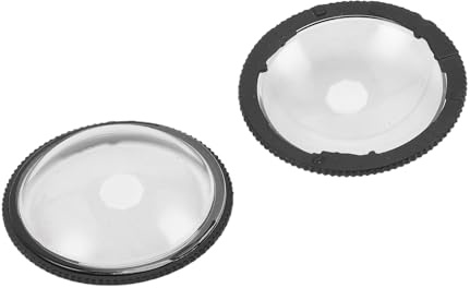 Depisuta X4 Actionkamera Kunststoff -Objektiv -Abdeckkappen, Wasserfeste Objektivschutzschutz für Eindeutig