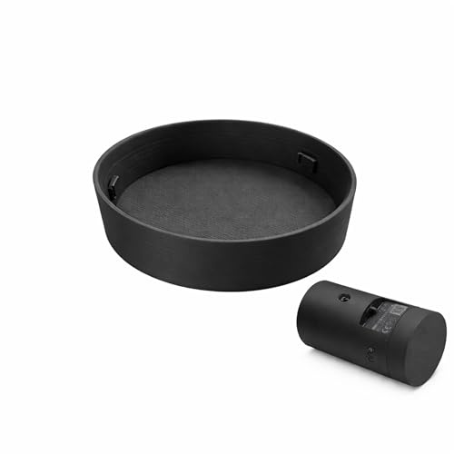 Takteq Battery Door Cover for Ring Outdoor Cam fit Both Stick up & Plus Camera - Black