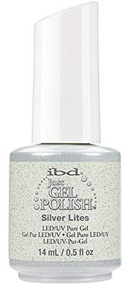IBD Just Gel Polish Silver Lites LED and UV Pure Gel 14ml
