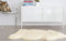 Reissner Lammfelle Schaffell Finn Naturform hoch-/langfloriger Teppich Couchauflage Bettvorleger (95cm auf der Lederseite entspricht ca. 115cm diagonal Fellseite) beige 95cm