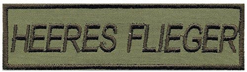 AUFNÄHER - HEERES FLIEGER - 00862 - Gr. ca. 11,5 x 3 cm - Patches Stick Applikation