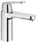 Grohe Eurosmart Cosmopolitan Badarmatur - Waschtischarmatur versenkbarer Kette, 23326000 Chrom mittlerer Auslauf 168 mm