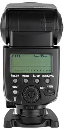 Khalia-Foto - Flash “Meike Speedlite E-TTL II” per fotocamere Canon EOS