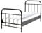 VIPACK Metallbett, Schwarz