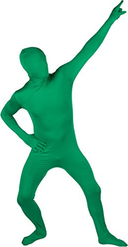 Allures & Illusions Capital Costumes Erwachsenen Spandex Second Skin Ganzkörperanzug Kostüm One Size Fits Most grün