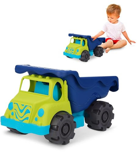 B. toys Großer Kipplaster 50 cm – Muldenkipper Spielzeug für Sandkasten, Strand, Spielplatz und mehr – Kipper Sandspielzeug für Kinder ab 18 Monaten