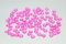 Creativery 100 Dekosteine Herzen 1,2 cm (Fuchsia Orchidee 183D) // Streudeko Tischdeko Kunststoffherzen Steine PVC Acryl 12mm