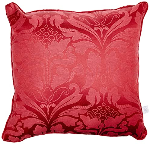 Fusion - Eastbourne - Filled Cushion - 43x43 cm, Burgundy
