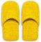 Excelsa Bagno Caldo Pantofole Da Uomo, Spugna, Giallo, 30x12x5 cm