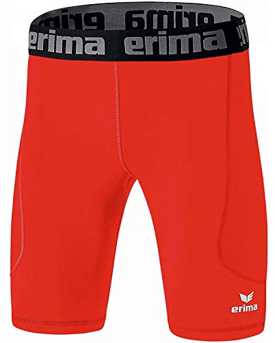 Erima 2290704_164 Bambini/Uomini Elemental Stretta Brevemente in Rosso, Opzioni Dimensioni: 164 Bambini
