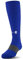Under Armour UA SOCCER SOLID OTC, komfortable Fußball Stutzen mit integrierter Mittelfußstütze, schnelltrocknende Sportsocken für Damen und Herren Unisex, Blau (Royal / White) , XL