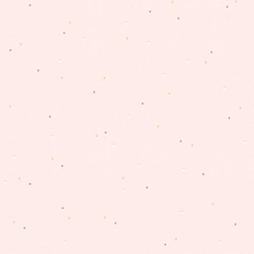 Tapete mit Punkten Tapete Kinderzimmer Pink Rosa Vliestapete Pink Rosa | Jetzt Tapeten online bestellen