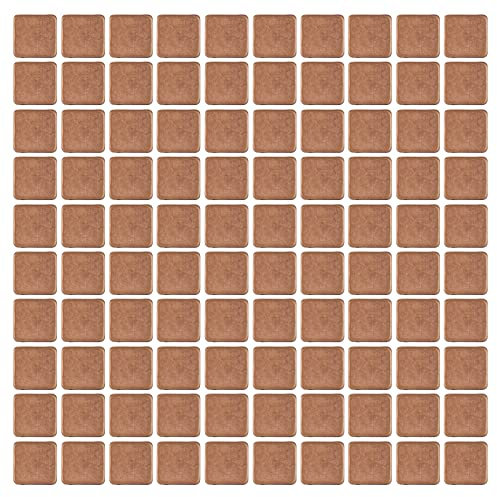 100pcs 15mm GPU CPU Disipador de Calor Térmico Almohadilla de Cobre, Almohadilla de Cobre Shim Kit Térmico, Múltiples Opciones de Espesor Enfriador de Placa de Cobre Disipador de Calor(15x15x1mm)