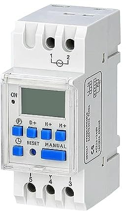 LAZY COOK Programmatore elettrico digitale, Interruttore relè temporale programmabile settimanale di potenza LCD THC15A 220V 16A
