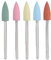 Brocas para Uñas, Rebabas para Pulir Uñas, Brocas para Manicura, Brocas para Fresas de Uñas, 5 Piezas/Juego de Brocas para Uñas de Goma para Manicura, Pedicura, Accesorio para Rebabas para(152)