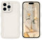 DOMAVER Case for Compatible with iPhone 15 Pro Max with Cute Curly Wave 6.7 inch, TPU Silicone Slim Fit Shockproof Phone Cover for Girls Women Men, Full Body Protective iPhone 15 Pro Max Cover, White