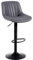 Youhauchair Bar Stool, Swivel Counter Height Barstools with Back, Adjustable PU Leather Bar Stool, Modern Kitchen Breakfast Bar Stools, Dark Grey