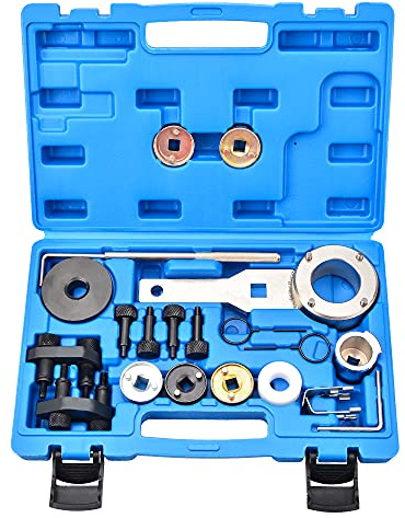 Zoomtools Motor-Nockenwellen-Arretier-Ausrichtungs-Timing-Werkzeugsatz Kompatibel mit VW Skoda VAG 1,8 2,0 TSI/TFSI EA888 T10352 T40196 T40271 T10368 T10354 mit T10355 (21 Stück)