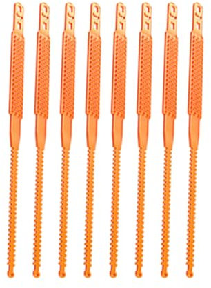 PAPABA Winter Driving Tire Chain Cold Weather 8pcs Car Snow Thickened Adjustable Universal Suv Truck Off-road Vehicle Pickup Auto Wheel Emergency Security Yellow 8pcs