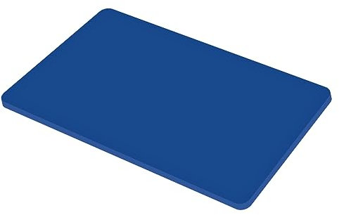 Bodyplus Chopping Board for Kitchen - Hygienic Coloured Chopping Board for Cooking - Lightweight, Easy to Handle Plastic Chopping Board - Extra Thick, Non-Stick Cutting Board for Kitchen (Blue)