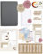 BeginnerBudget® Budget Planner Deutsch - Starterset mit Sparchallenge Budgetplaner - Sparen mit Umschlagmethode + Anleitung - Ringbuch - Binder A6 Geldbeutel Zipper (Grau)