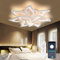 Sky angle LED Deckenleuchte Dimmbar,Wohnzimmerlampe mit Fernbedienung Farbwechsel,Schlafzimmer Deckenlampe moderne Deckenbeleuchtung Deckenbeleuchtung