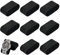 Amexo 8 Stück Armbanduhr-Kissen, Schwammmaterial aus Samt Uhrenkissen für Uhren Armbänder und Schmuck, 8×4.5×3cm Mini Uhrenhalter für Schmuck Display, schwarz