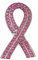 Broches en Forme De Ruban Rose en Strass Rose Ruban Broche Cancer Du Sein de Conscience de Cancer Du Sein Broche Épinglettes Pin’s Octobre Rose pour Femme