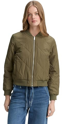 TOM TAILOR Denim Damen Bomberjacke mit Steppung
