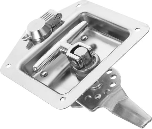 OSOLADY Serrure De Boîte à Outils Inoxydable pour Remorque Et Camion Verrou De Remplacement Pratique avec Design pour Applications Diverses
