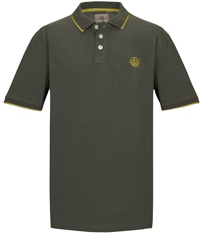 G.I.G.A. DX Herren Poloshirt/Polo Shirt Kurzarm GS 6 MN PLSHRT GOTS, dunkel olivgrün, L, 42649-000