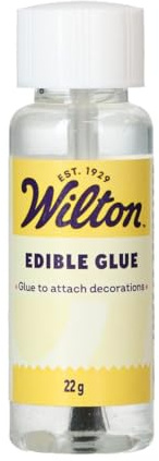Wilton Edible Glue Lebensmittelkleber, 22 g | Essbarer Zuckerkleber für Fondant, Blütenpaste & Tortendekorationen, Vegan & Halal