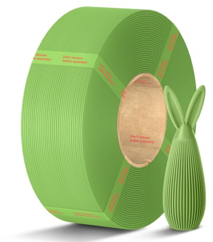 ANYCUBIC PLA Filament Refill, 1.75mm 3D Drucker Filament ohne Spule, Maßgenauigkeit +/- 0.02mm, passend zu den meisten wiederverwendbaren Spulen, 1KG Spring Leaf Grün