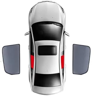 Parasol Coche Para Kia Para Sportage QL 2016-2021 Marco Parabrisas Delantero Cortina Lateral Trasero Ventana Parasol Magnético Coche Fundas Ventanas Coche(2PCS Rear)