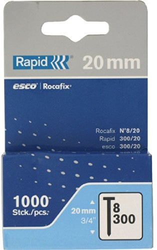 Rapid 11901720 Nägel Typ 8/20mm, 1.000 St. Schachtel, 750 Stück