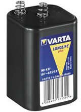 Varta 4 R 25 X 8500 mAh Varta (431) 6 V battery 6 Volt Blo