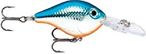 Rapala - Ultra Light Crank Angelköder - Angelzubehör mit Lebendiger Aktion - Süßwasser Spinnköder - Lauftiefe 1,2-2,4m - Fischköder 3cm, 4g - Hergestellt in Estland - Silver Blue