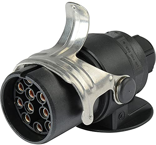 Herth+Buss 51305619 Stecker mit gedrehten Kontakten, mit Zugentlastung, mit Trompetenkappe