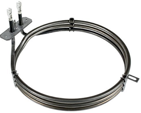 Spares2go 3 Turn Element for DeLonghi CKB200 EDF495ST ESF461ST Fan Oven/cookers (2500W)
