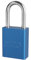 American Lock A1106BLU1KEY Q# DG7272 Vorhängeschloss, Aluminium, blau