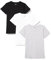 berydale BD158 Camiseta, Negro/Gris Claro (Mezcla)/ Blanco-3, L para Mujer