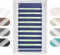 Birrke Doppelrollo Ohne Bohren/Mit Bohren 2in1 40 x 230 cm - Tag und Nacht Duo Rollo für Sonnenschutz und Sichtschutz - Doppel Rollo - Einfache Montage Marine blau