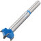 Utoolmart Forstner Bohrer mit Holzbohrung 18 mm Durchmesser Gerader Schaft Hartmetallspitze Professionelle Holzbearbeitung Lochsäge Holzschneider 80 mm Länge Blau 1St
