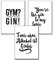 4Good Wandbilder Wohnzimmer als lustige Sprüche, Motivations Bilder fürs Büro oder die Küche, Bild mit Spruch als Schlafzimmer Poster ohne Rahmen (Gin A3)