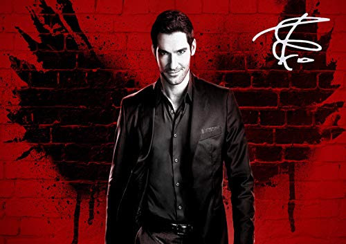 LJW Lucifer Tom Ellis gedrucktes Poster A4